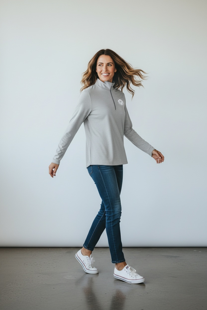 womens quaterzip